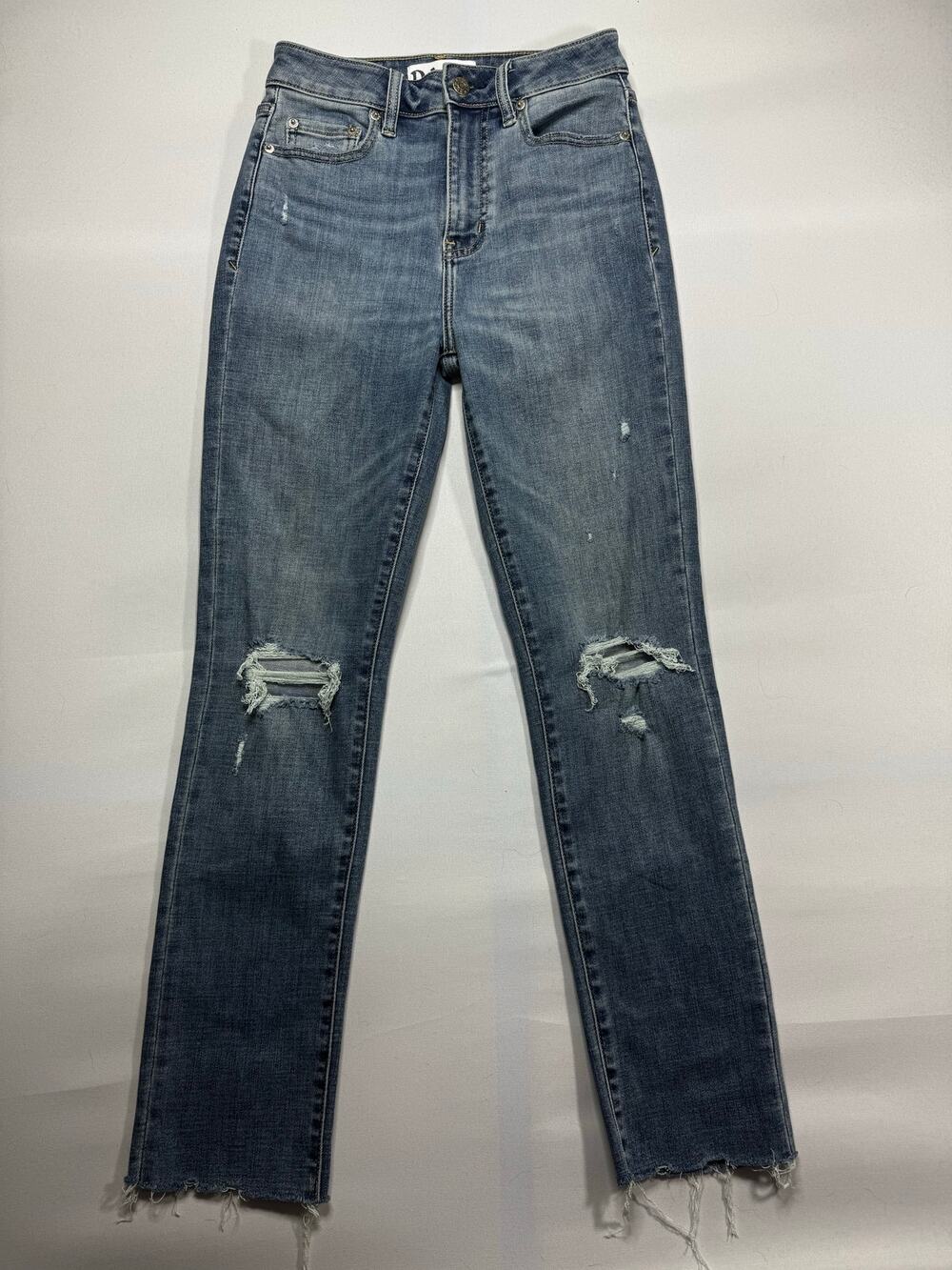NWT Daze Women's Daily Driver Long High Rise Skinny Straight Jeans - Size 25x28*